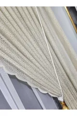 Vizyon örme model sık pile tek kanat fon perde