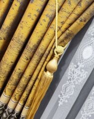 Tek adet gold braçol - perde tutacağı , perde aksesuarı