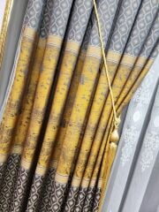 Tek adet gold braçol - perde tutacağı , perde aksesuarı