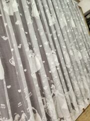 Beyaz prenses model çocuk odası tül perde