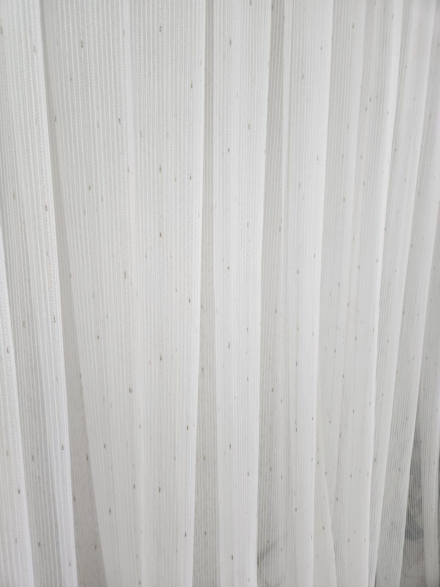 Gold düz model zincir tül perde