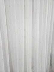 Gold düz model zincir tül perde